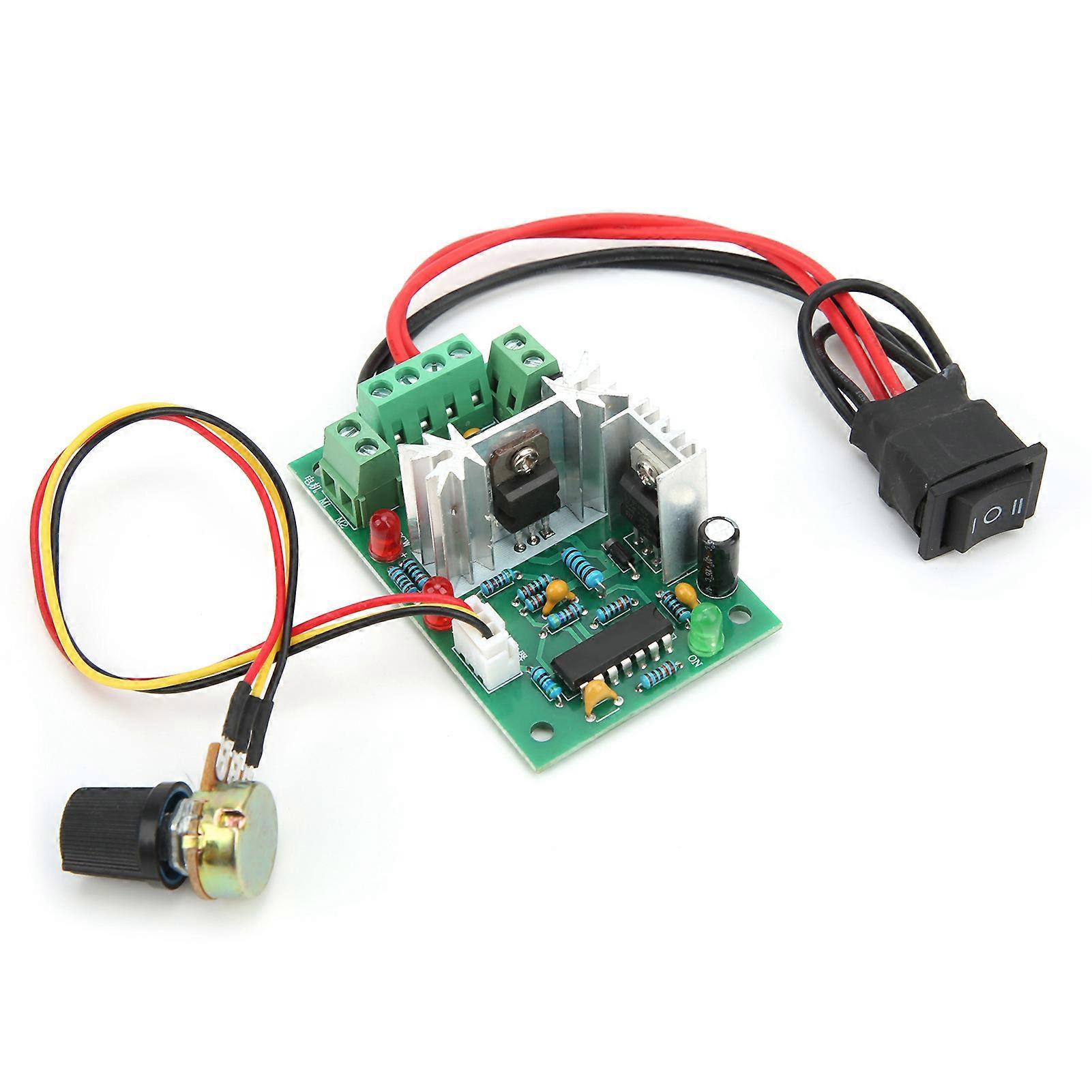 Dc Motor Speed Control Module Pwm Adjustable Switch Cw Ccw Controller Driver Dc10v/12v/24v/36v
