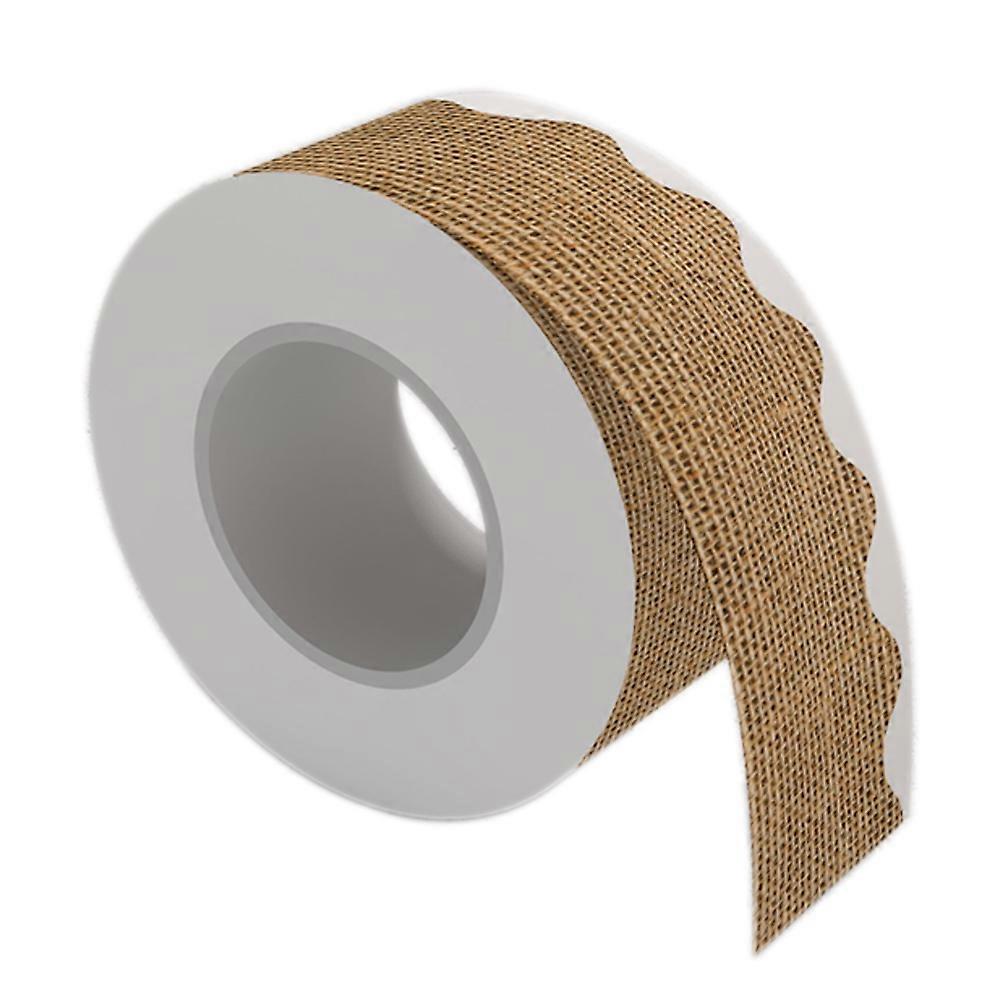 Burlap Bulletin Board Borders Scalloped for Classroom Decoration 65.6Ft
