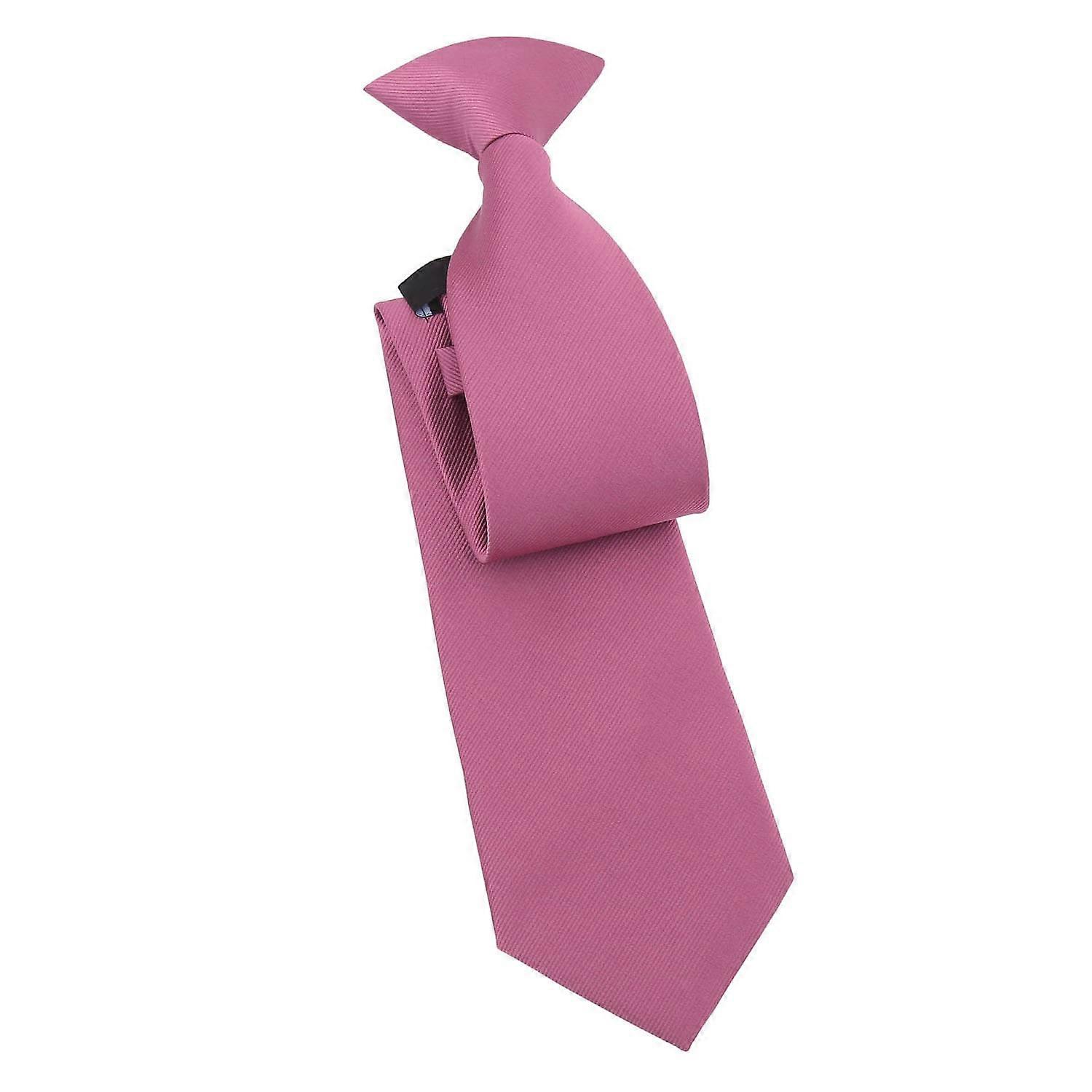 Grape Plain Twill Clip On Tie