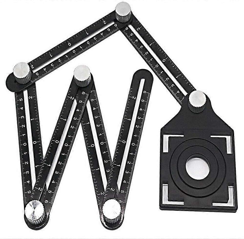 Universal Ruler Of Angles - Multi-Function And Multi-Angle Measuring Tool - Aluminum Alloy