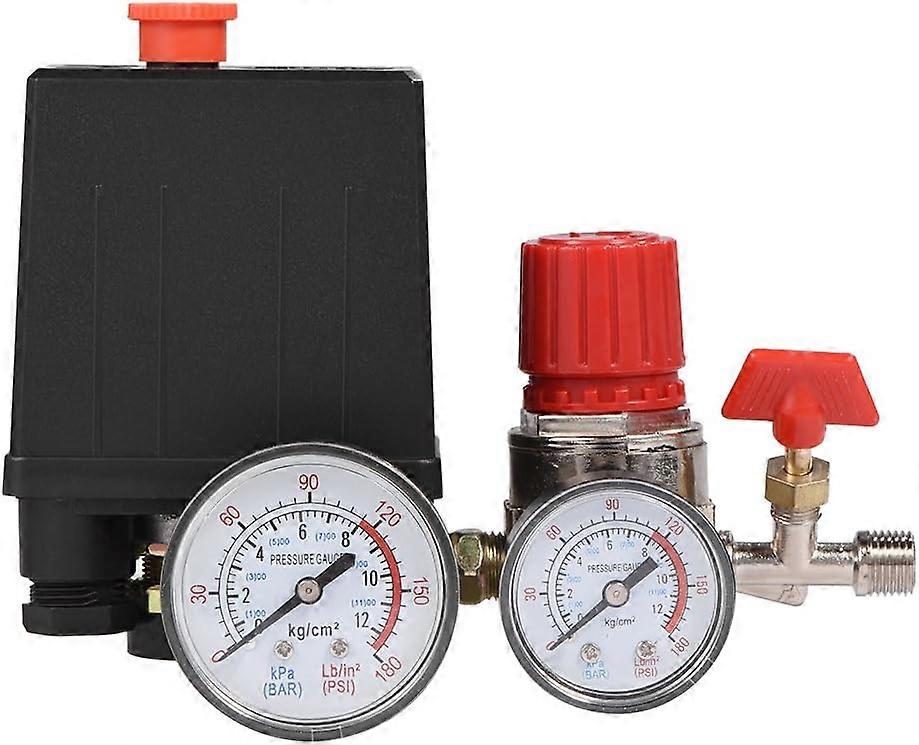 Air Compressor Valve Small Air Compressor Pressure Switch Control Valve Regulator with Gau [ZT