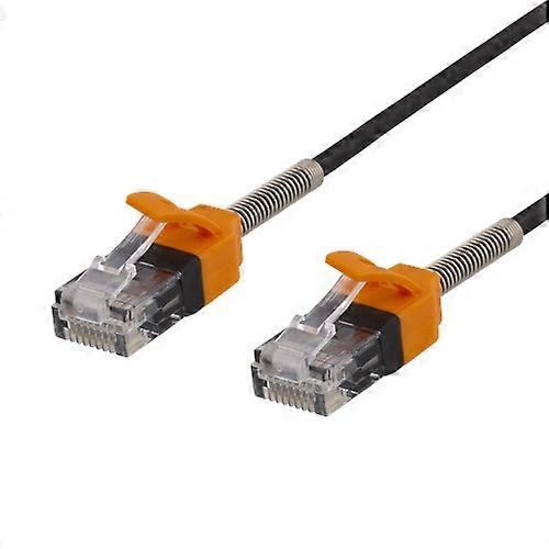 DELTACO GAMING Patchkabel 1m, Cat 6A - Schwarz