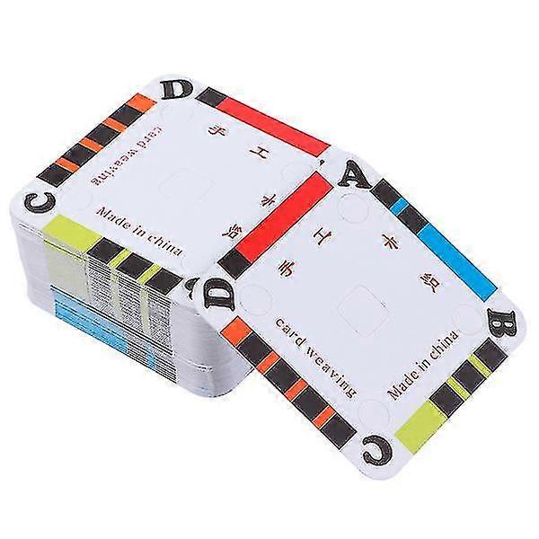 100pcs weven kaarten papier weefgetouw kaarten tablet voor weefgetouw weven benodigdheden