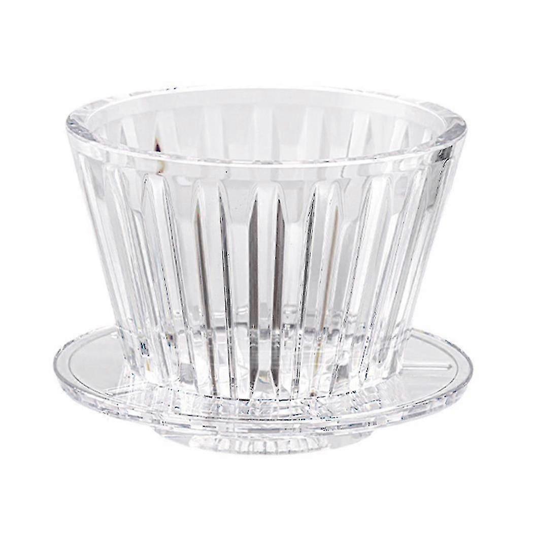 B75 Wave Coffee Dripper Crystal Eye Pour Over Coffee Filter Pctg 1-2 Cups Coffee Maker Flat Bottom