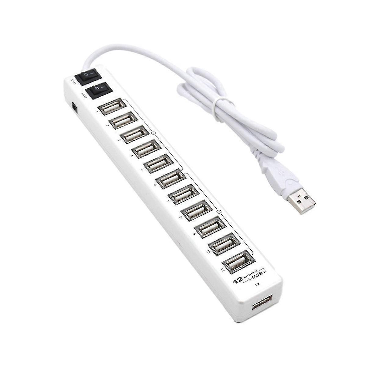 High Quality Usb Hub 12 Ports Usb 3.0 Hub Multi Usb Splitter Switch High Speed Data Transfer For La