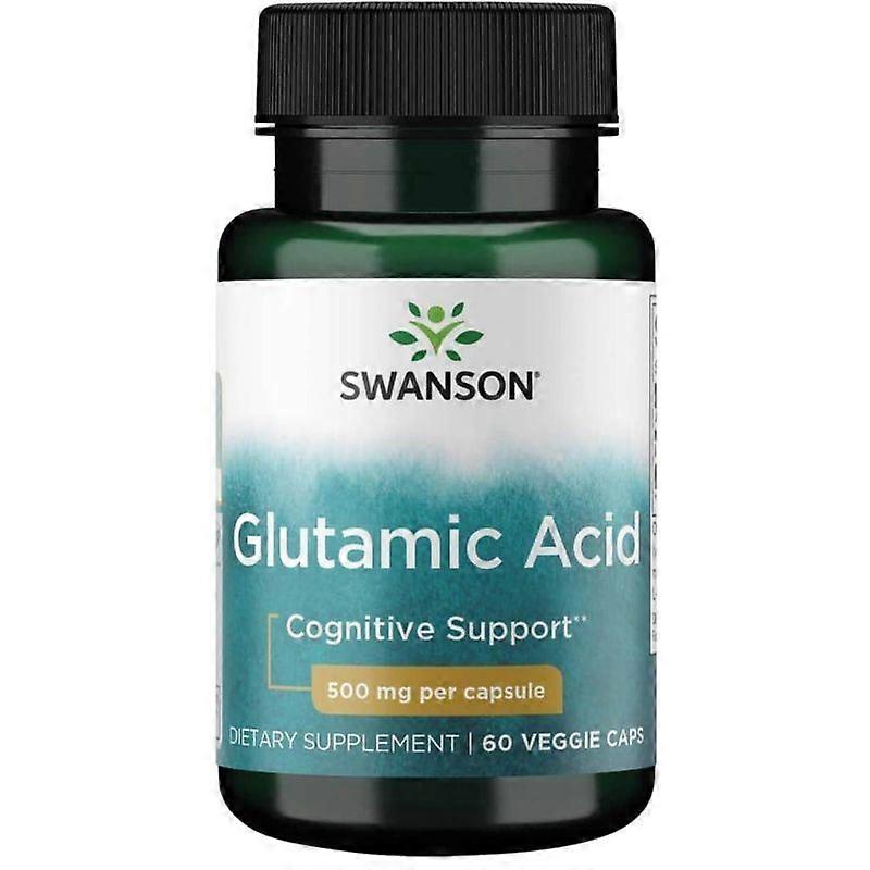 Swanson Glutamic Acid 500mg Capsules 60