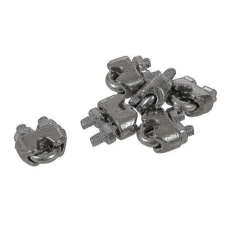 Compatible With6 Pcs 304 Stainless Steel Saddle Clamp Cable Clip 3mm Wire