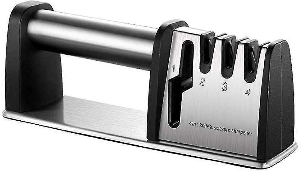 Professional Knife Sharpener, Knife Sharpener, 4-in-1 Kitchen Knife Sharpener