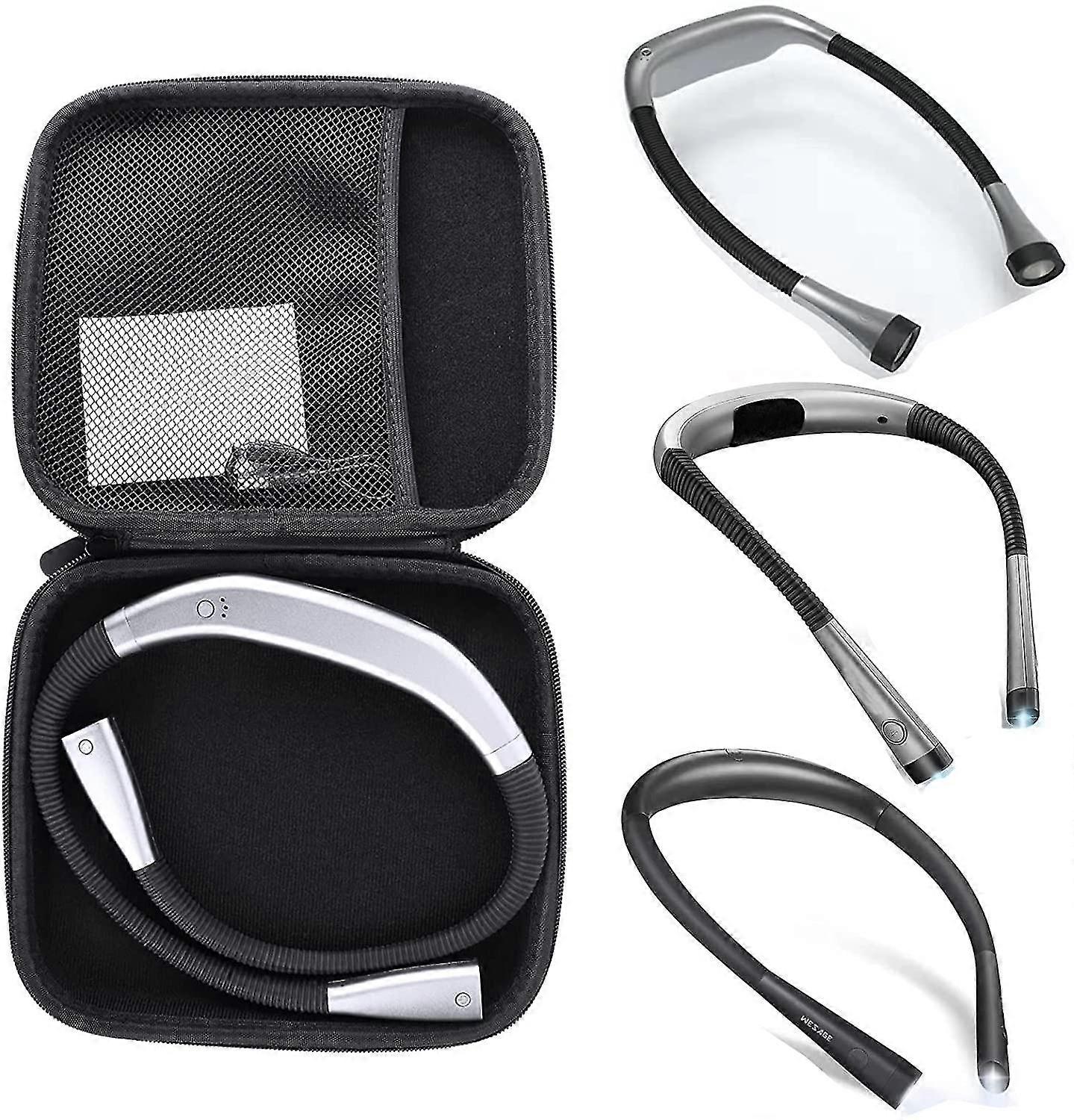 Led Neck Reading Light Case,rechargeable Neck Book Light Case,usb Rechargeable Personal Light Storage Box (case Only)