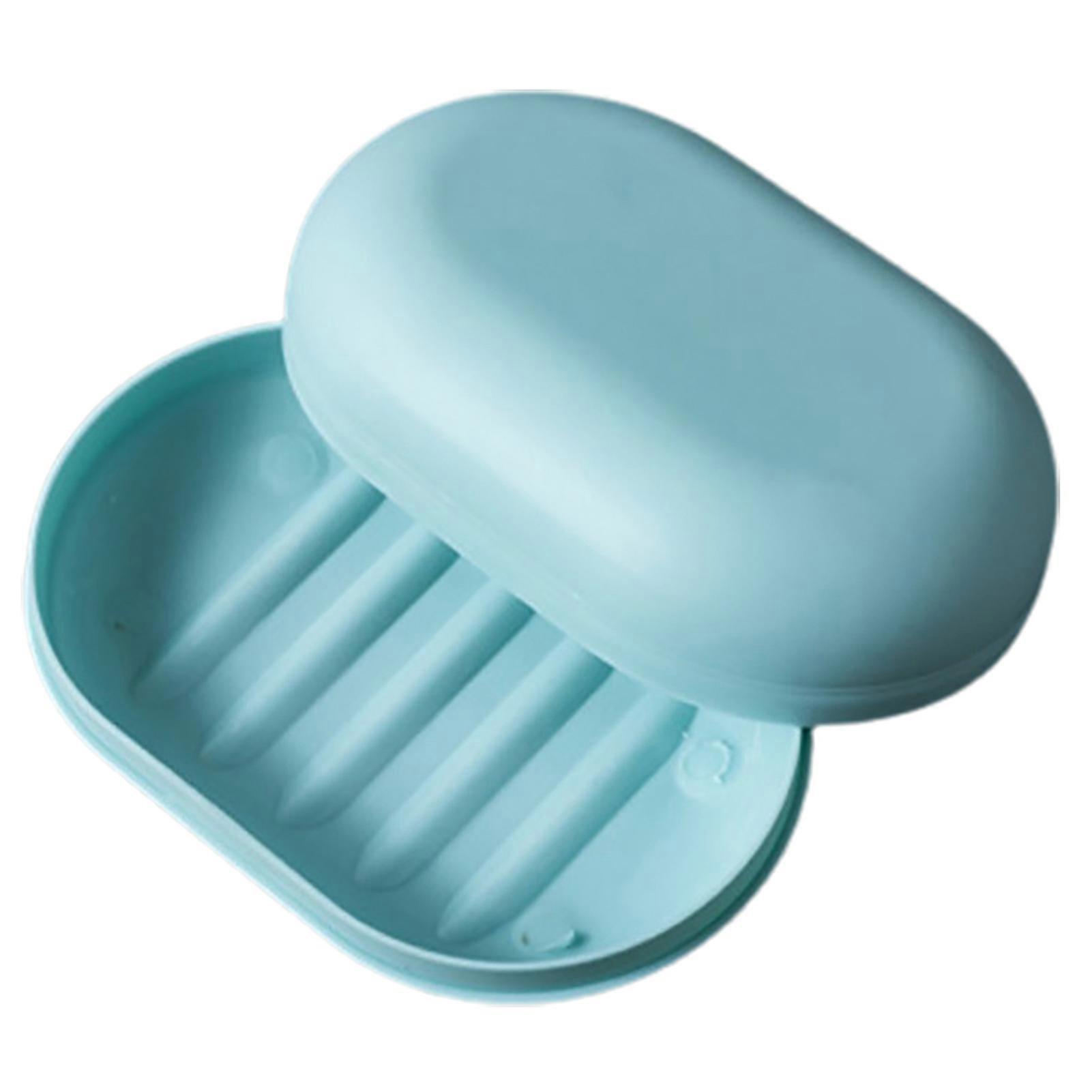 Soap Box Moisture Resistant Leak-proof Plastic Lid Design Soap Holder for Bathroom