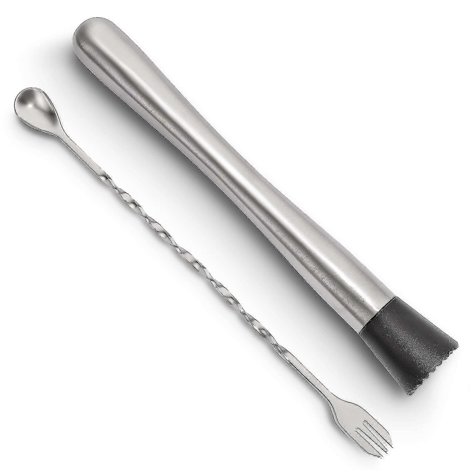 Stainless Steel Cocktail Mixer, Mixing Spoon Bar Tool Set
