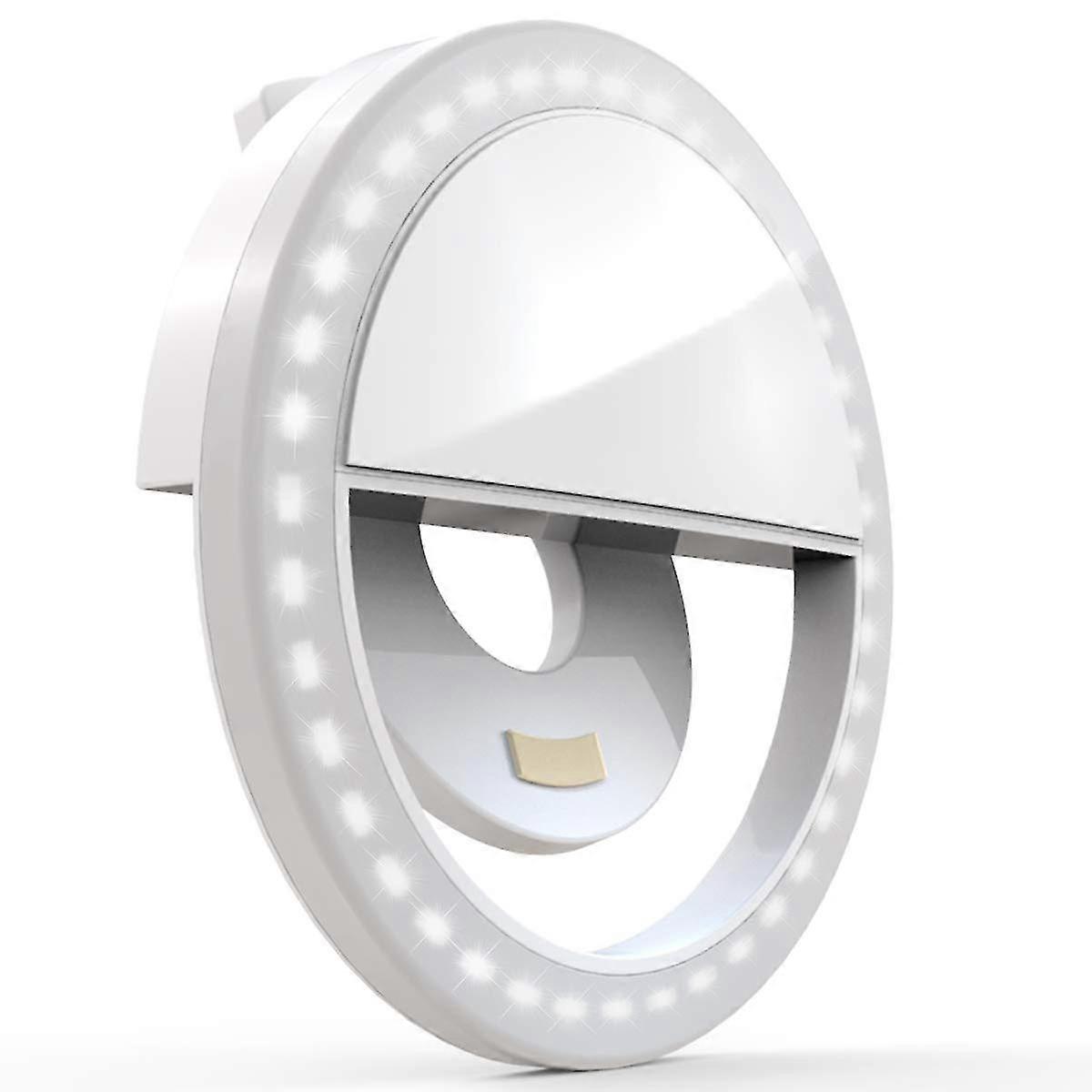 Selfie Ring Light Rechargeable Portable Clip-on Fill Light With 36 Led