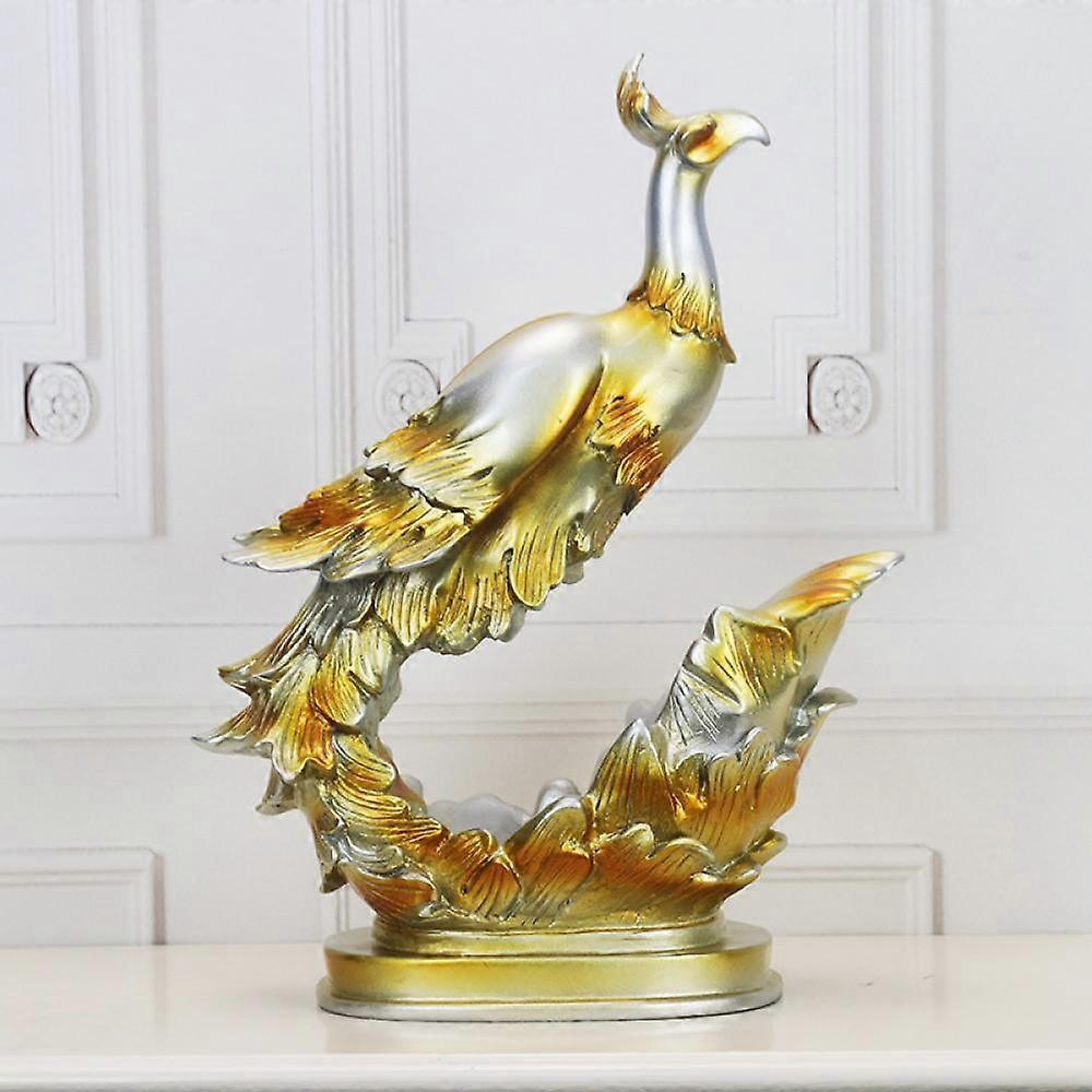 Nordic Phoenix Statue Wine Bottle Storage Rack Holder Display Craft Table Home Kitchen Bar Table Centerpiece Decoration Ornament