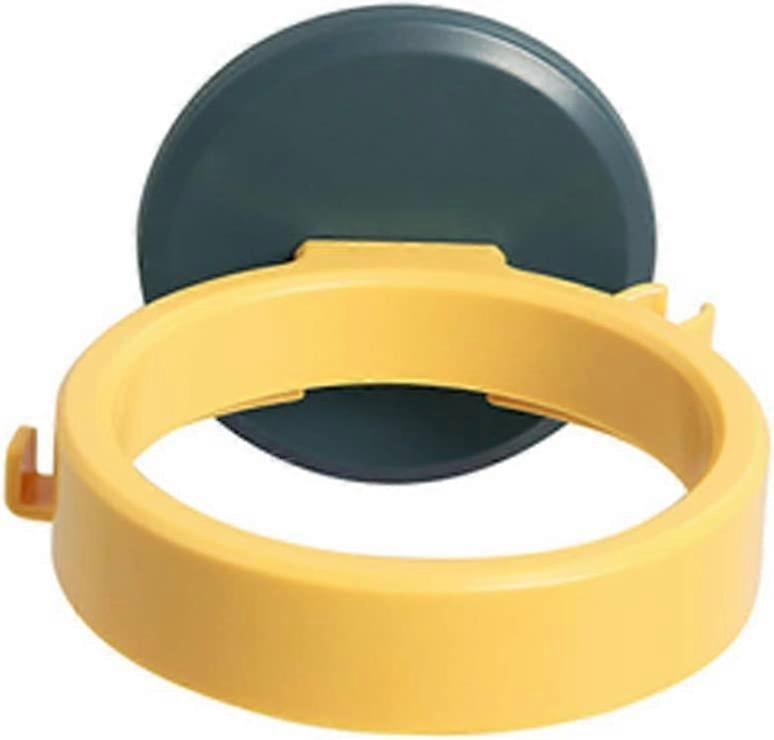 Wall Mounted Plastic Hair Dryer Holder Yellow