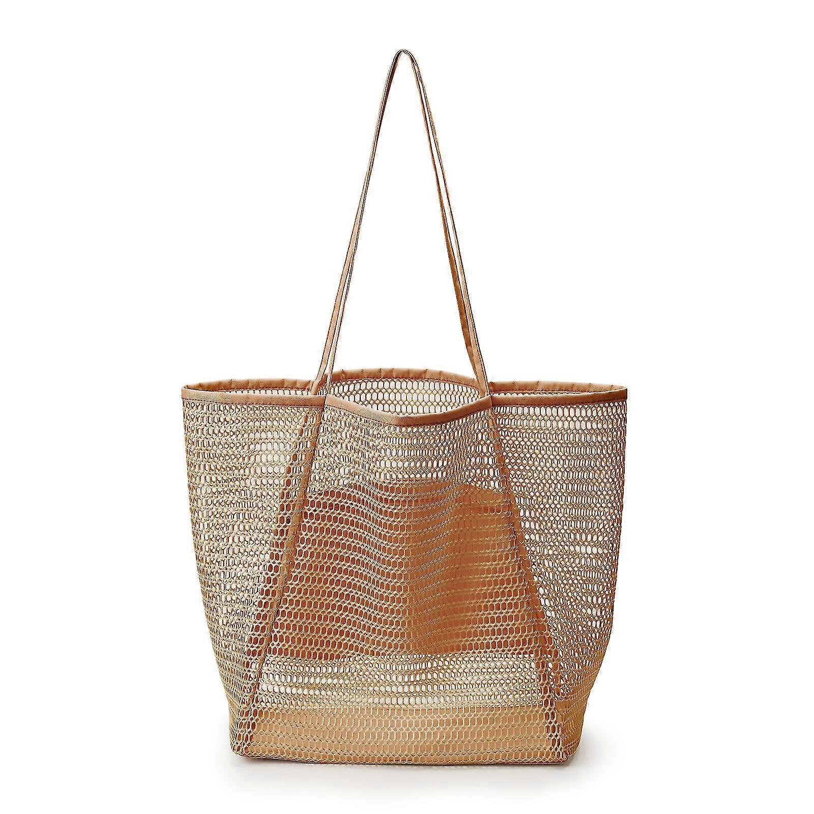 Bolso de hombro mesh Beach Tote Womens