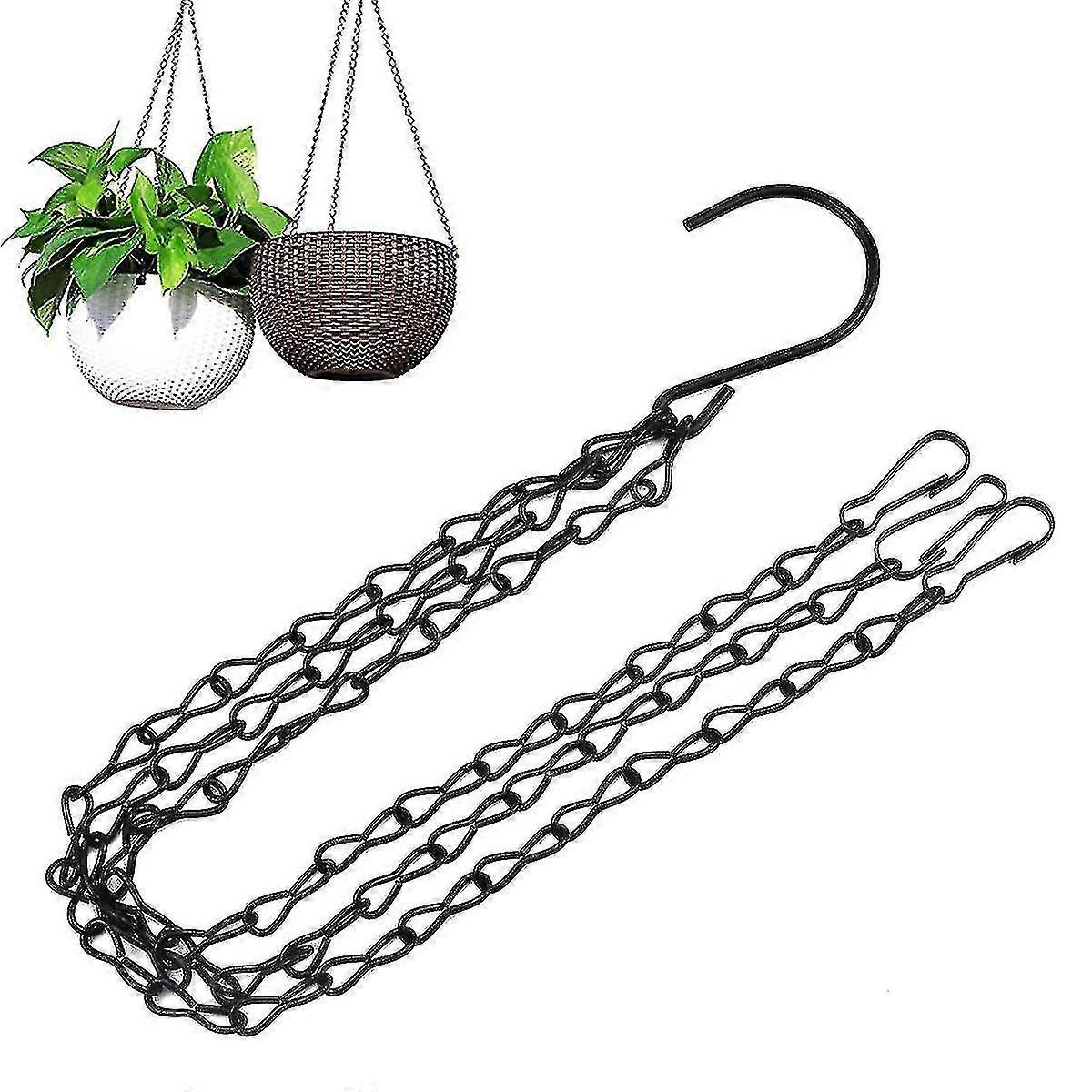 3 Pack Hanging Chain With Hooks Flower Pot Chains For Hanging Plants