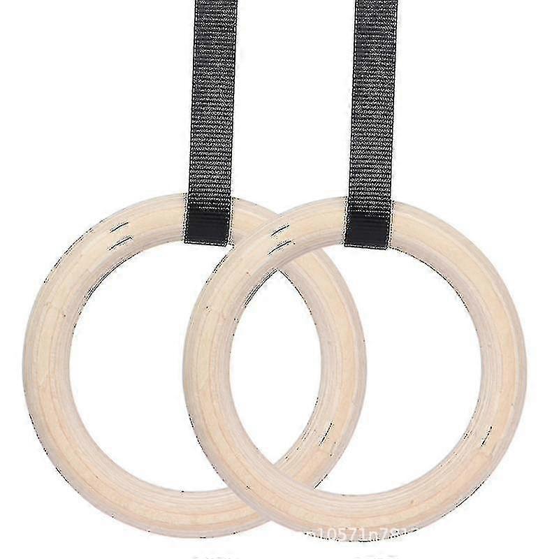 Birch Gymnastics Ring, Professional Adjustable Fitness Ring, A Pair Of 28 Birch Rings