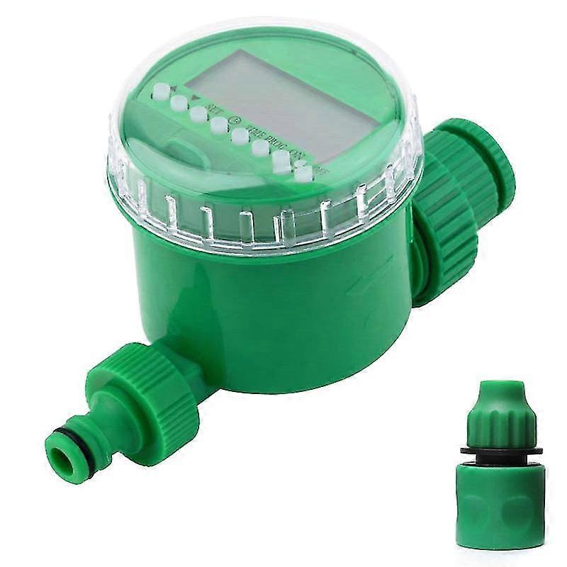Irrigation Timer Controller, Automatic Digital Lcd Electronic Irrigation Timer Controller For Garden Home (english Timer + 2 Minutes Quick Connect)