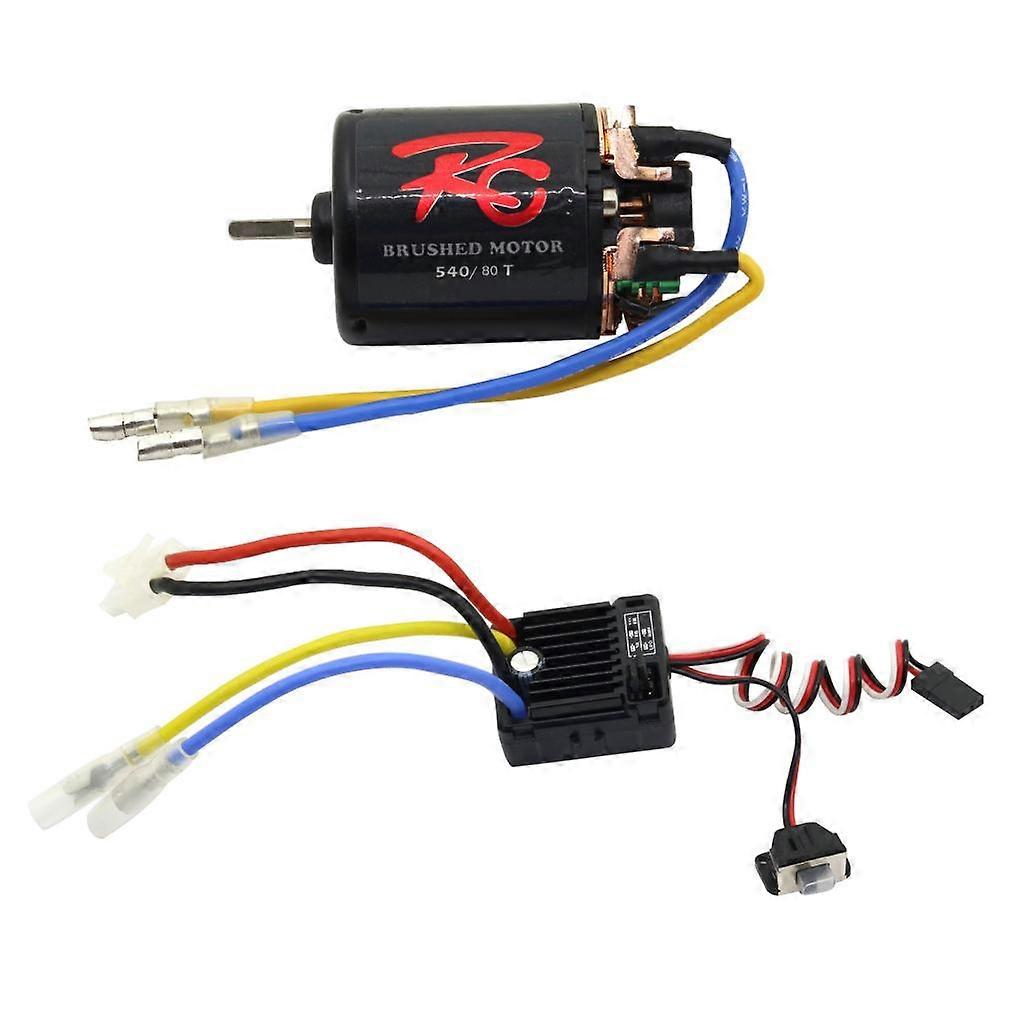 1:10 Brushed Motor ESC for Tamiya CC01 SCX10 90046 RC Crawler Accessory 80T