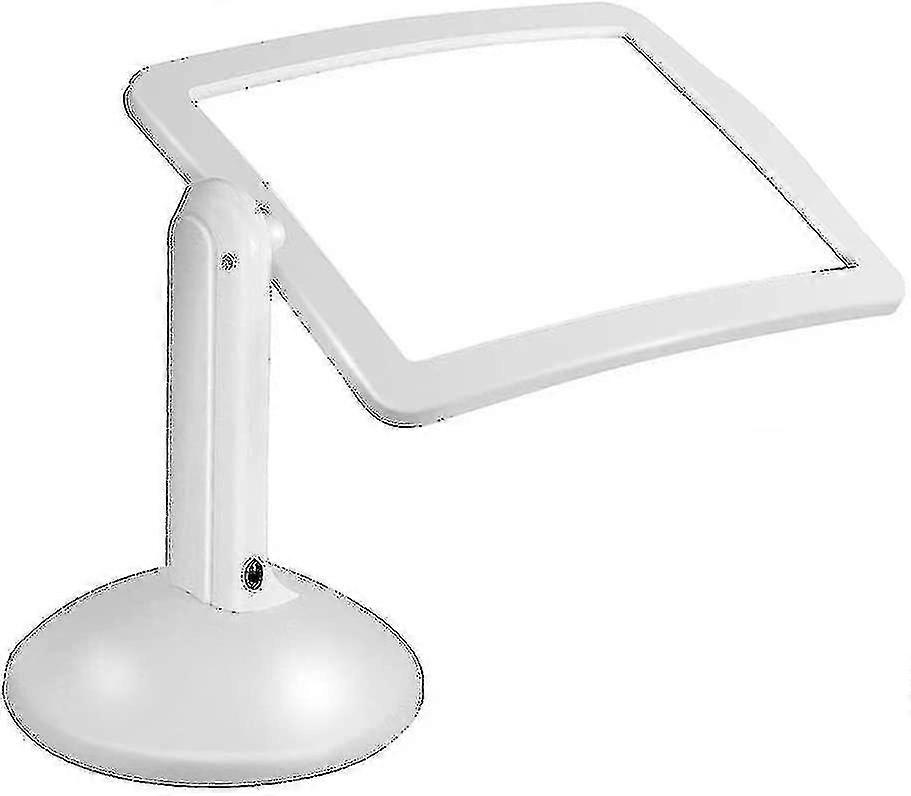 3x lupa retangular com led para s, visualmente impedido, idosos, costura, joias, leitura