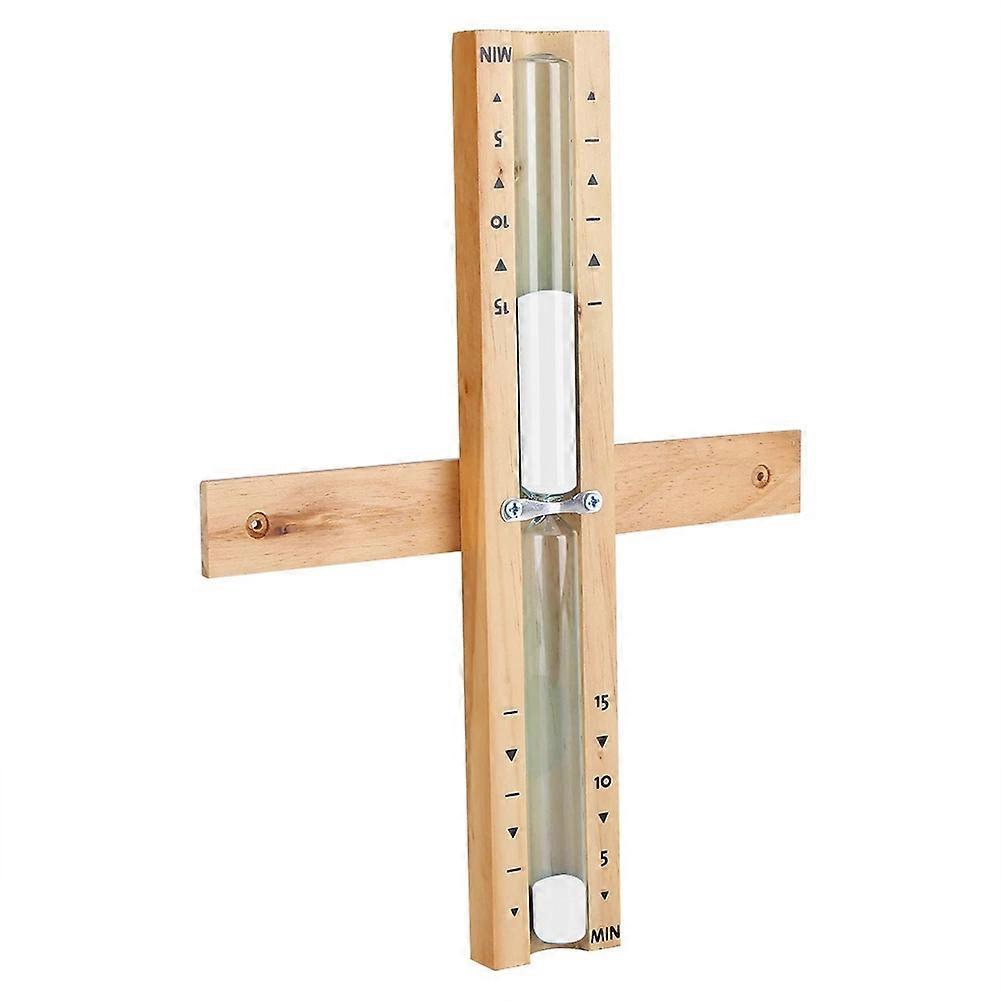 15 Minutes Saunas Sand Timer Wall Mounted Rotating Sand Clock for Restaurant Bath