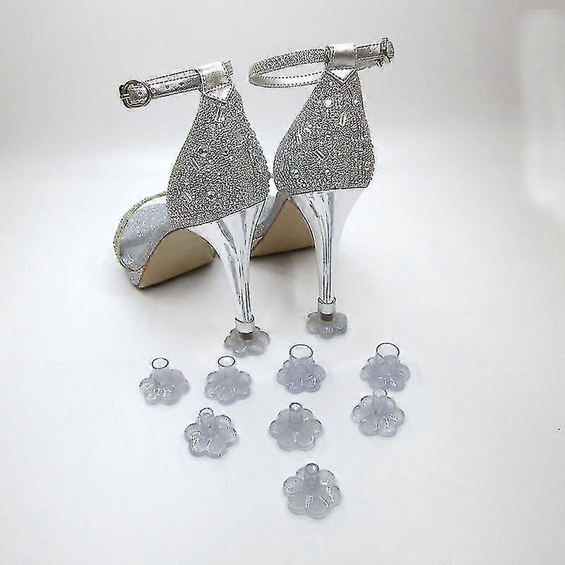 5 paires de capuchons de réparation de talon de protection à talons hauts transparents