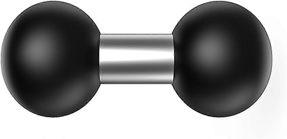25.4mm (1") Dual Head Ball Adapter Compatible with RAM Dual Socket Ball Head GPS Mount (1pc)