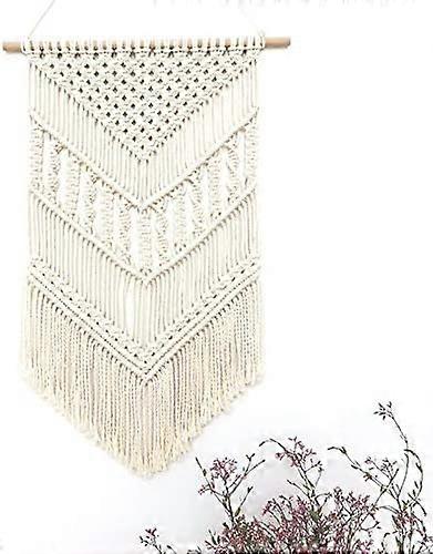 Woven Bohemian Style Macrame Wall Tapestry for Home Decor