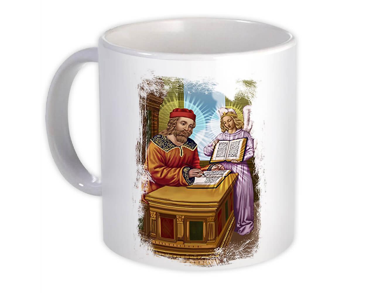 Mug cadeau: Saint Matthieu l’évangéliste catholique