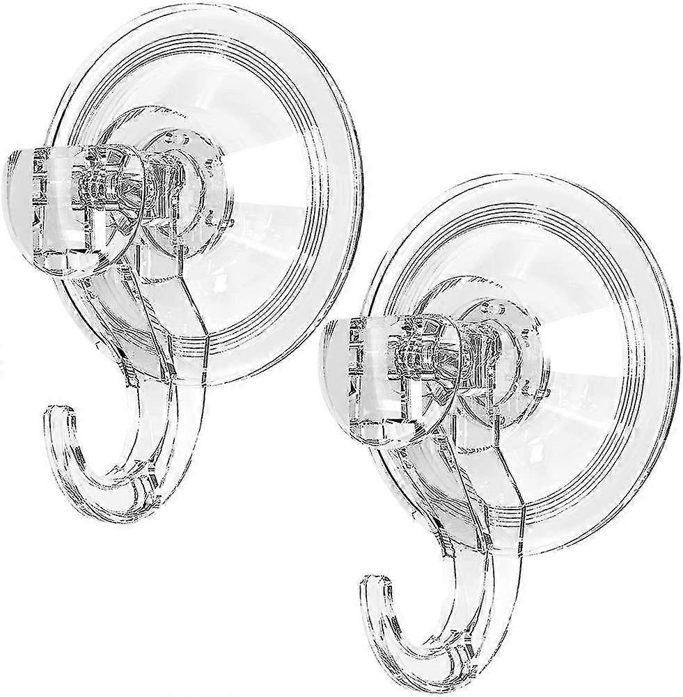 Vacuum Suction   Hook 2 Pack, Powerful No Drilling Suction   Hook, Bathroom