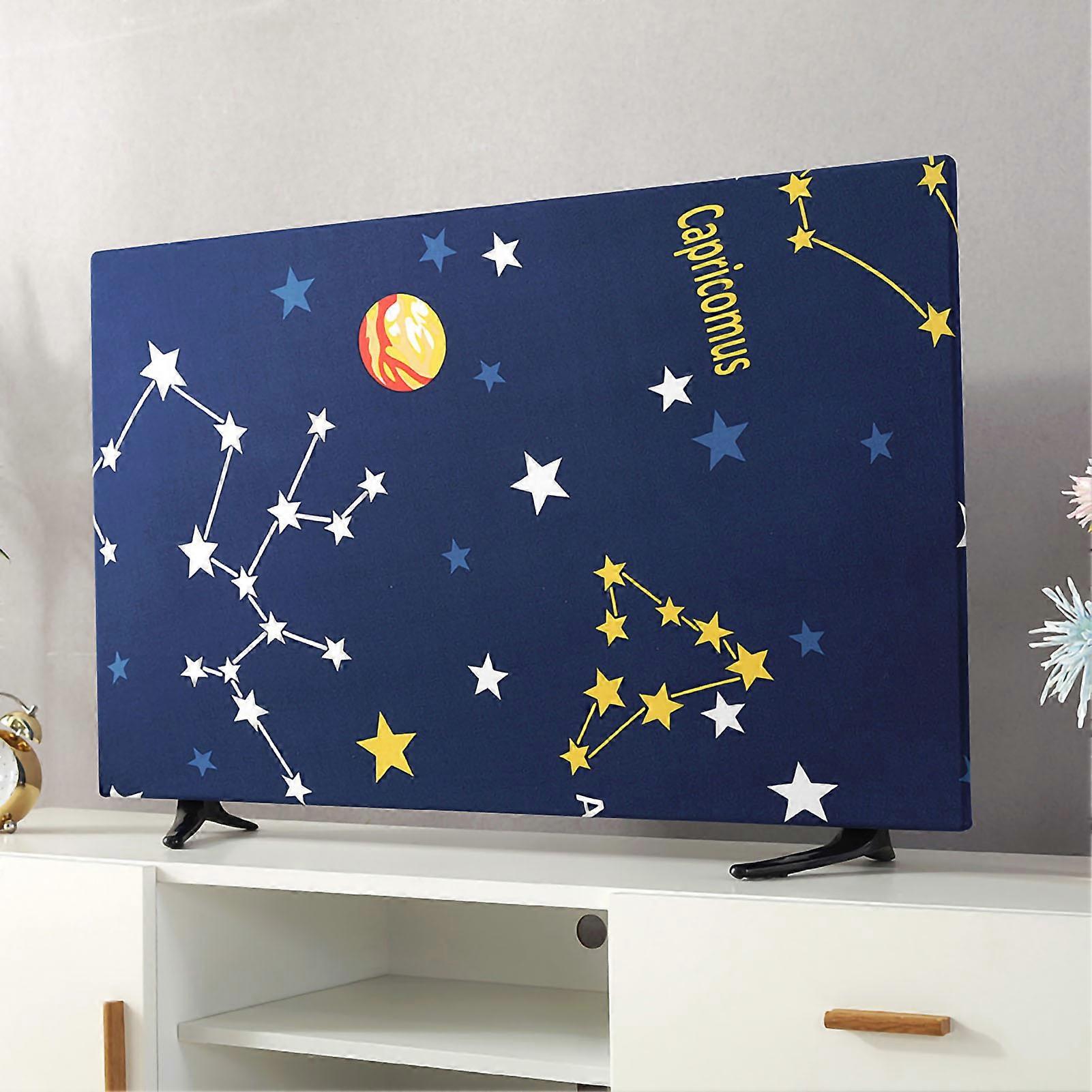 55in TV Cover - Weatherproof Dustproof Universal Elastic Hanging Television Protector for Home (Type 4)