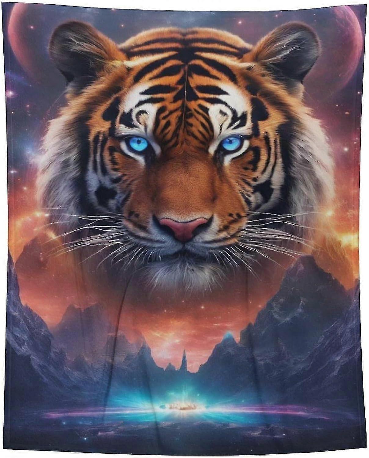 بطانية رمي موتوكروس فاخرة ، بطانية مائلة ، سوبر دافئة ، فانيلا ، أنيقة ، Tiger-Q / Q2921ids10505