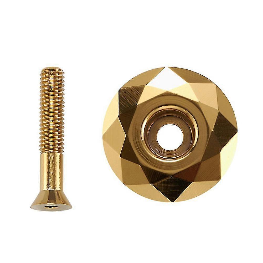 Blue Aluminum Alloy Mtb Mountain Stem Headset Top Cap