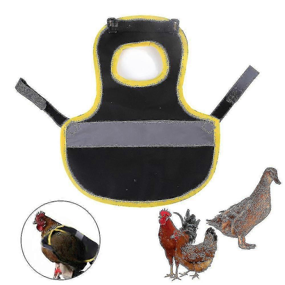 Adjustable Poultry Hen Saddle Reflective Vest for Feather Protection - Chicken Harness