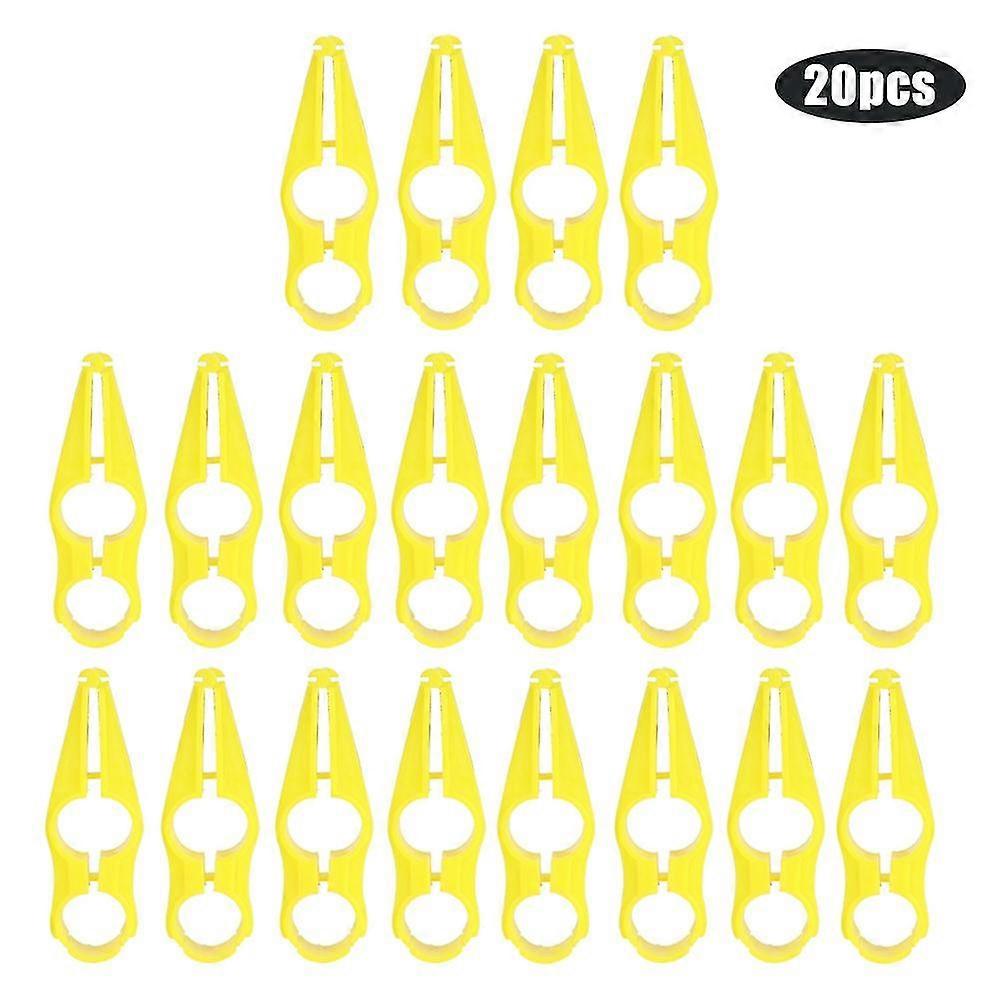 20Pcs Round Shape Waterline Farm Pipe Clip Fixing Tool - Strong Toughness
