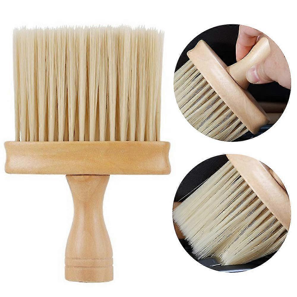 Cleaning Brushes Keyboard Car Interior Dusting Brush Wooden Handle