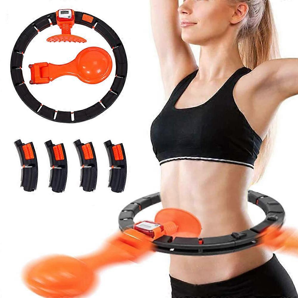حلقة رياضية ذكية360 حلقة رياضية دوارة عداد ذكي ، حلقة رياضية قابلة للتعديل حجم حزام التدريب داخلي وخارجي ممارسة اللياقة البدنية