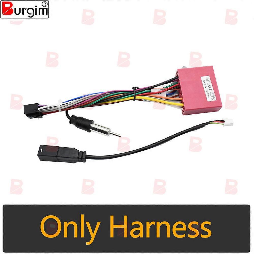 Car Radio Fascias Frame For Mazda 2 Mazda2 DE Demio 2007-2015 9 inch 2DIN Stereo Panel Wiring Harness Power Cable Adapter
