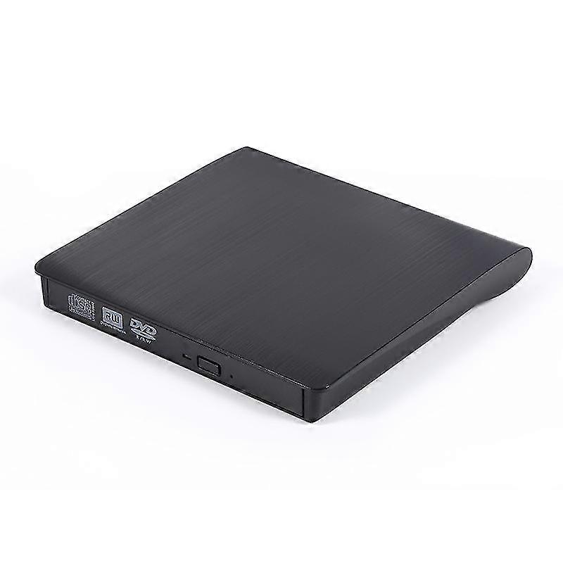 External Cd / Dvd Drive Usb 3.0, Portable Slim Cd/Dvd Burner(Black)
