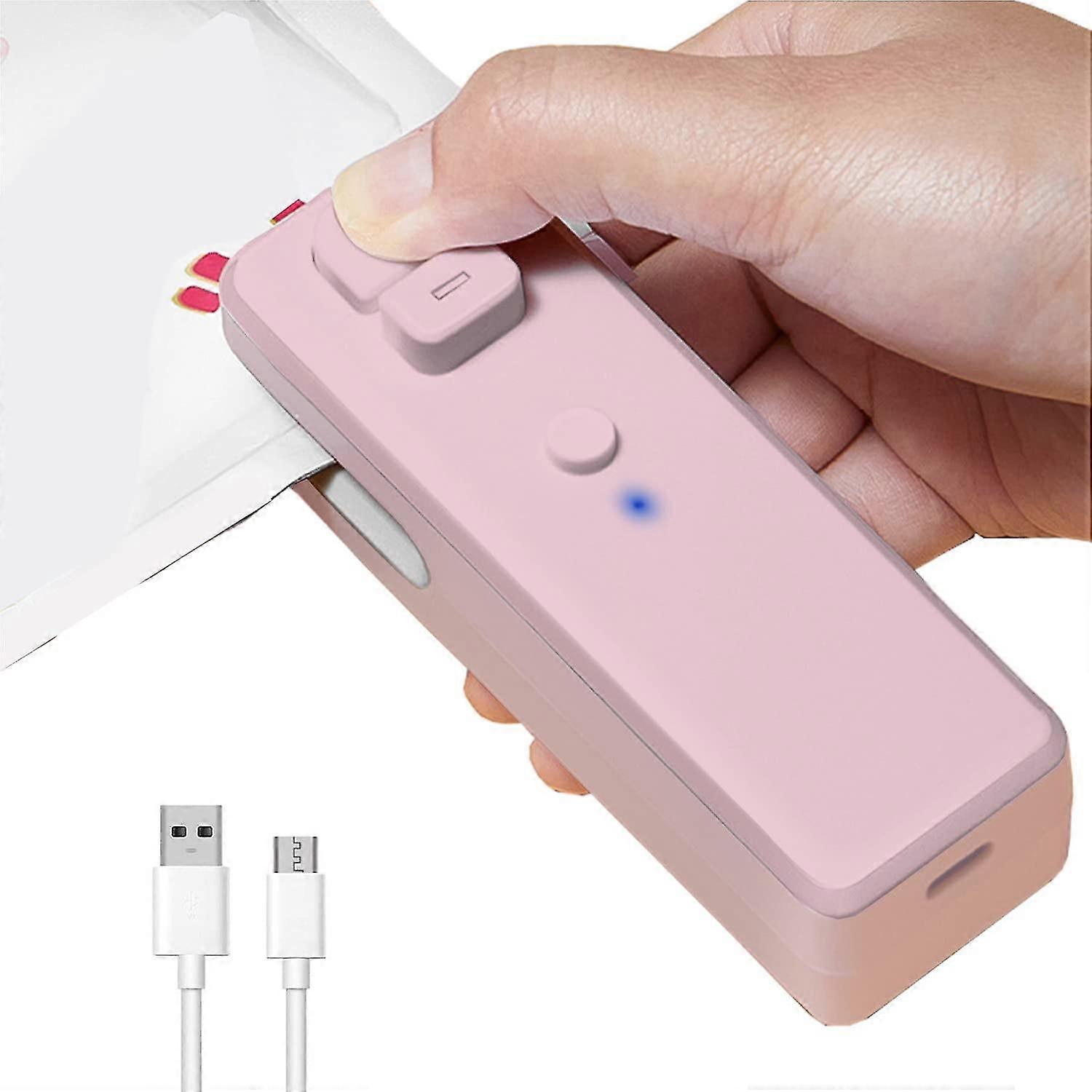 Mini Vacuum Er Portable Usb Handheld Food Bag Er For Snack