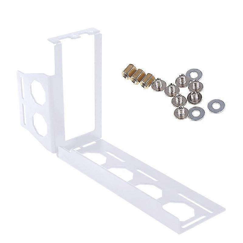 Diy Metal Graphics Cards Vertical Bracket Riser Pci Express Stent Stand Holder For Pc Case