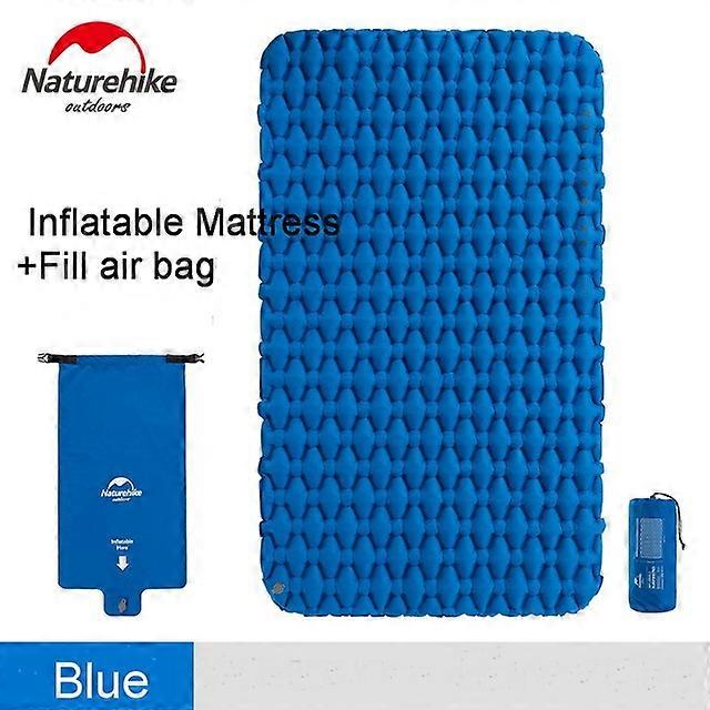 Outdoor 2 Person Inflatable Mattress Ultralight Sleeping Pads Air Mattresses Camping Mat Cushion With Fill Air Bag