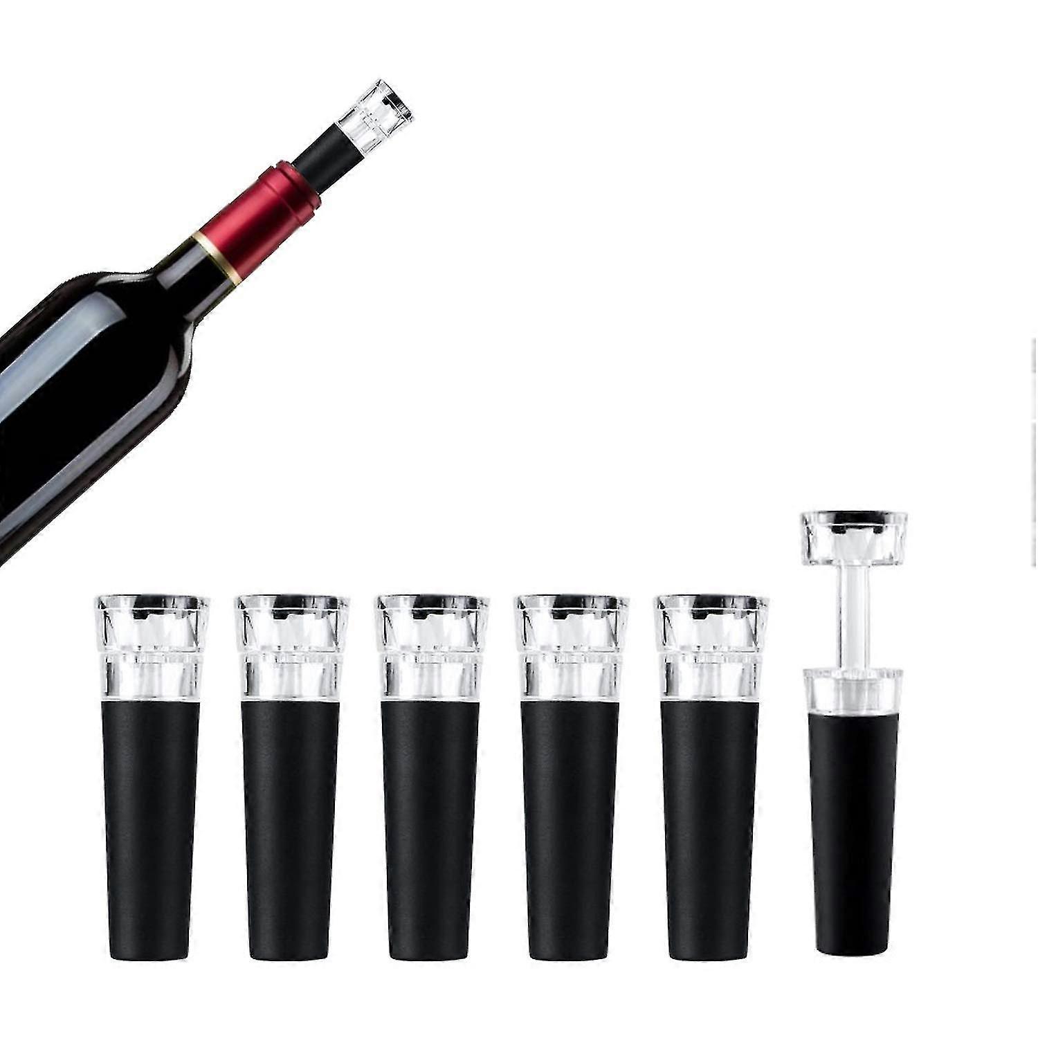 3 Pcs Diamond Shaped Crystal Ball Wine Bottle Stopper