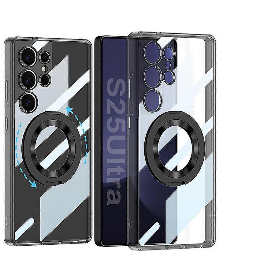 Phone Case TPU Back Magnetic Stands Protective Case Accessories for Samsung S25Ultra