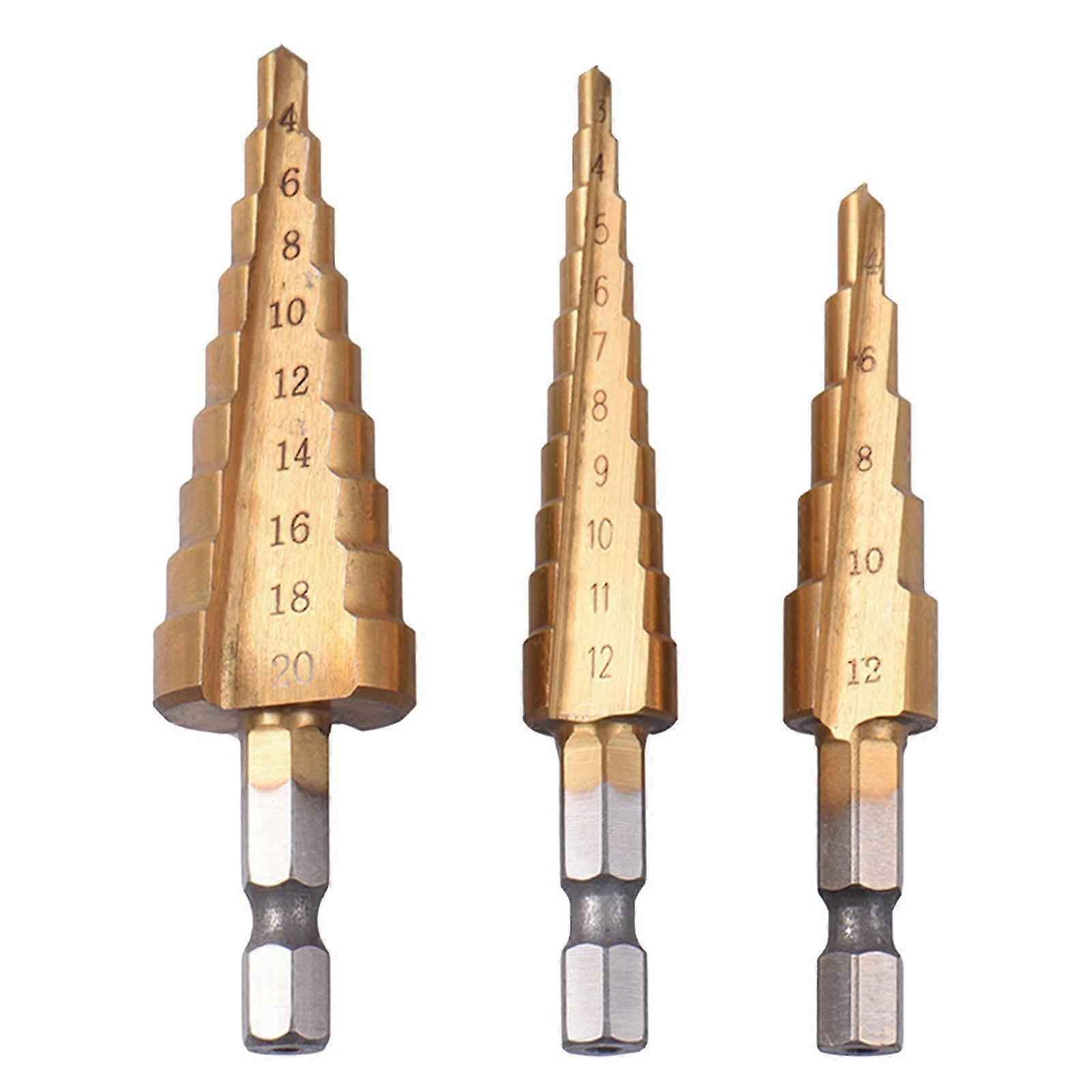 : 1pcsstep Drill Bit Set(3pcs)