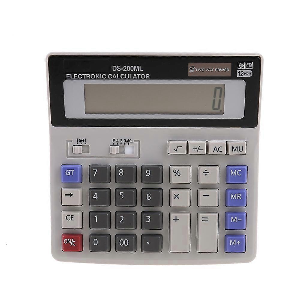 Standard Function Scientific Electronics Desktop Calculators, Dual Power, Big Bu