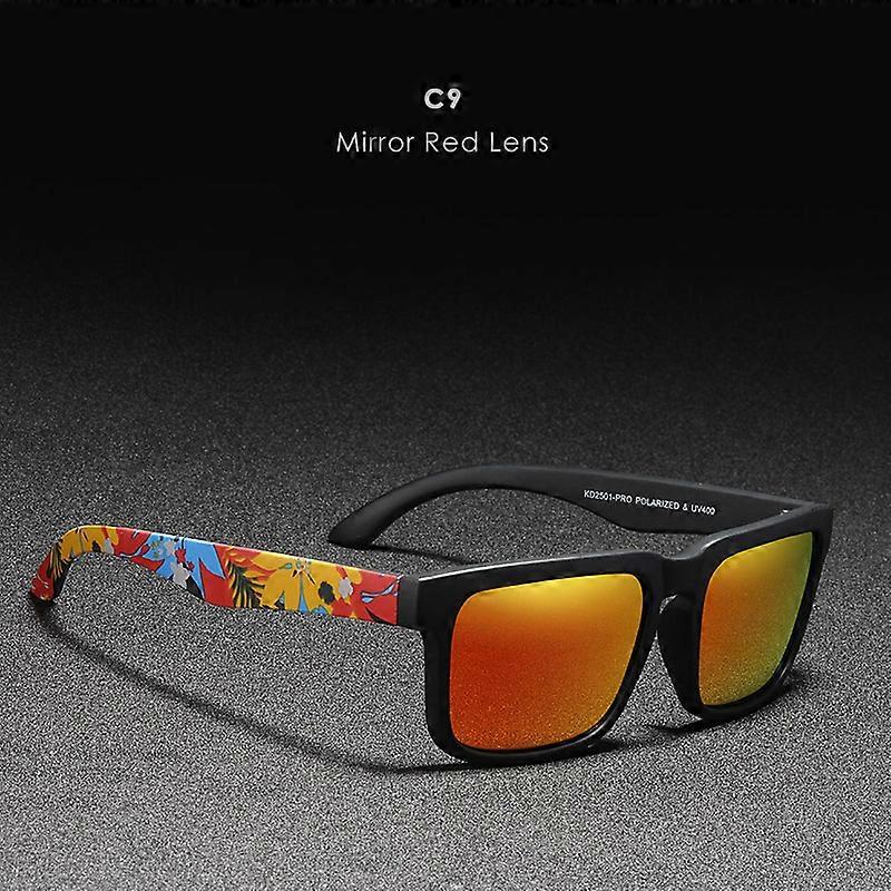 KDEAM New Updated Polarized Men's Sunglasses Real Coating Mirror Lens Couple's Sun Glasses with Tank Hinges 2501-PRO