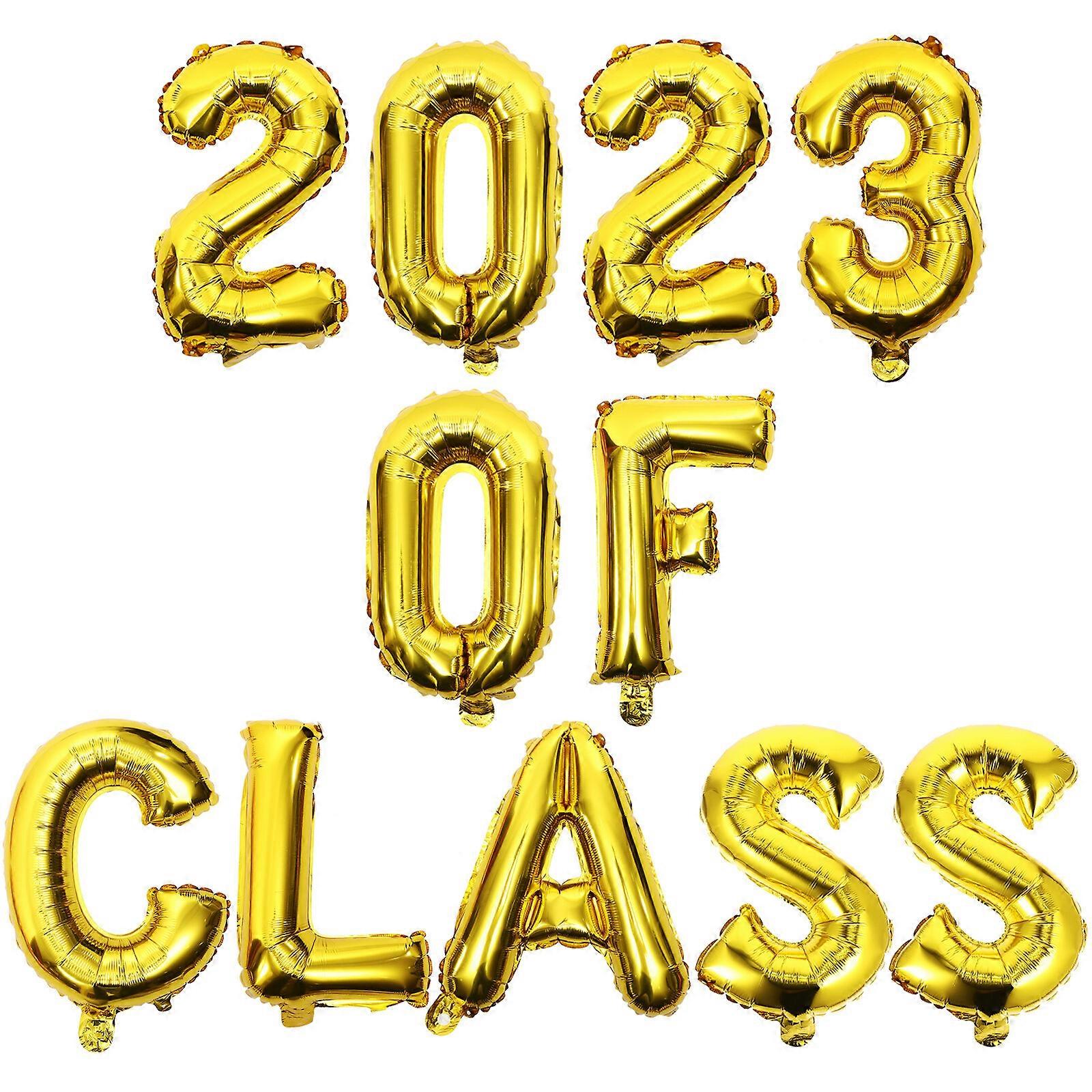 1 Set Class of 2023 Balloons Graduation 2023 Balloons Graduation Party Decorations