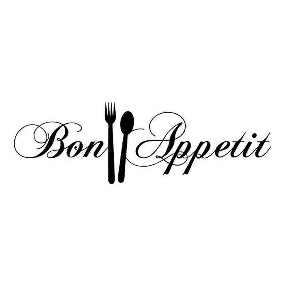 Kitchenware Wall Sticker Bon Appetit Kitchen Home Decor Mural