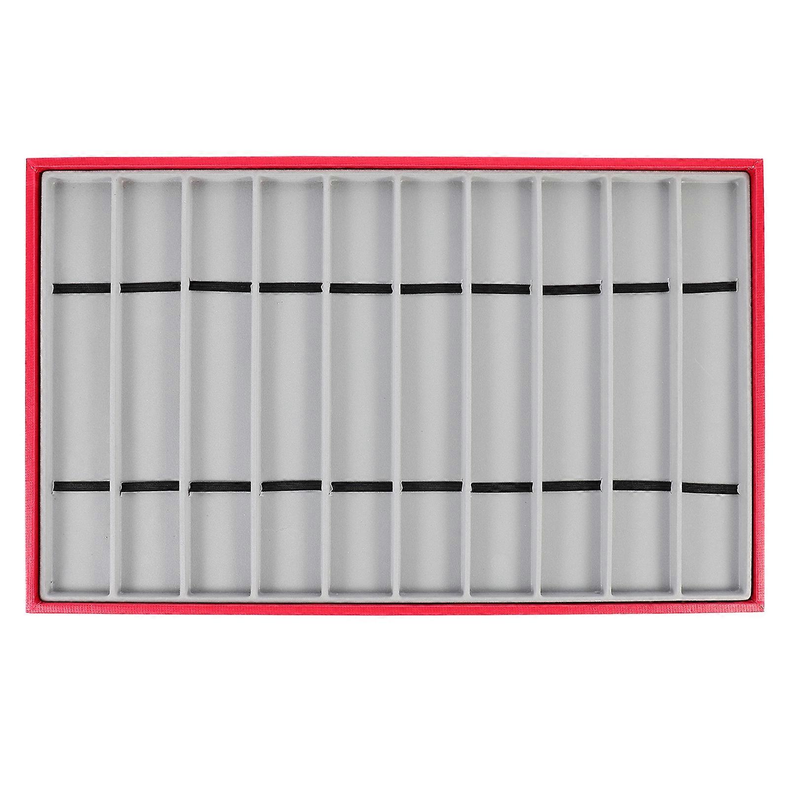 10 Slots Watch Display Tray Wristwatch Necklace Display Showcase Display Stand